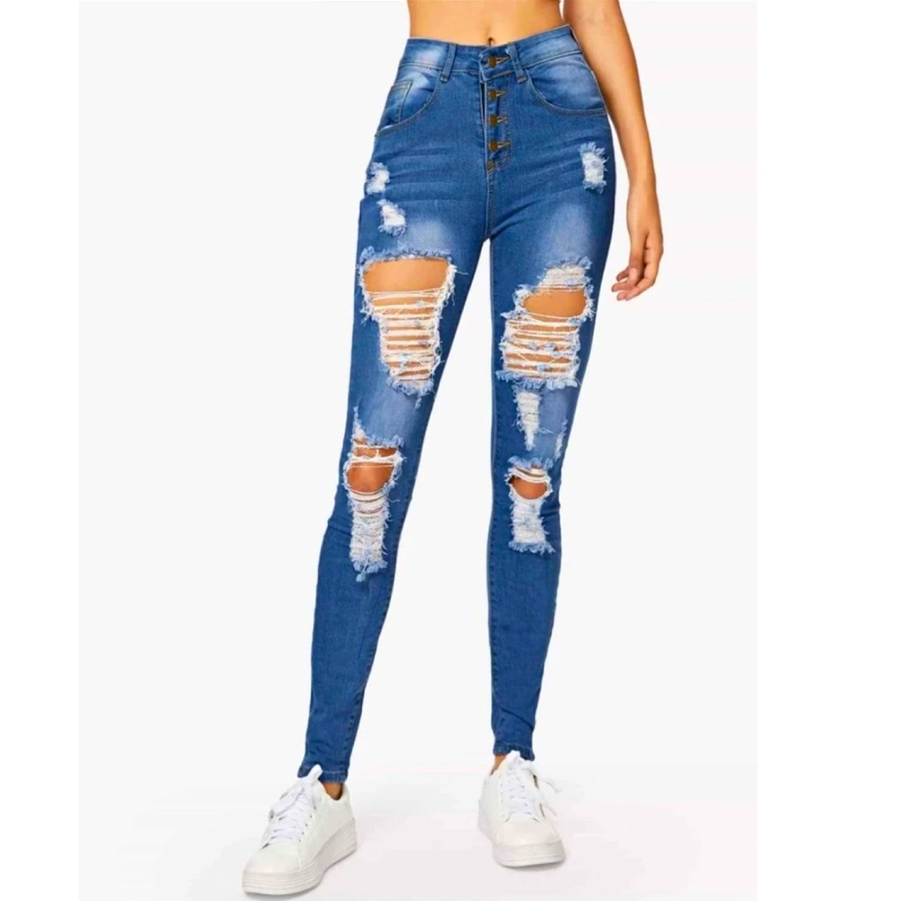 Distressed Jeans